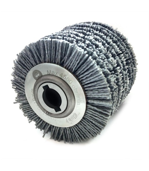 Szczotka do postarzania drewna z włókna ściernego 100x100x19mm GLOB TOOLS
