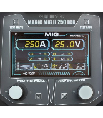 Półautomat spawalniczy inwerterowy MAGIC2 250A 4X4 LCD Welder Fantasy 400V HOT!