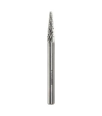 KEL 3,0x13x38x3mm PILNIK OBROTOWY HM MONOLIT  STOŻKOWY zaokr.