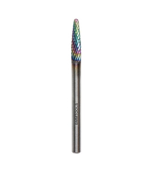 RBF 3,0x13x38x3mm PILNIK OBROTOWY HM MONOLIT  OSTROŁUKOWY zaokr. + powłoka 1100C