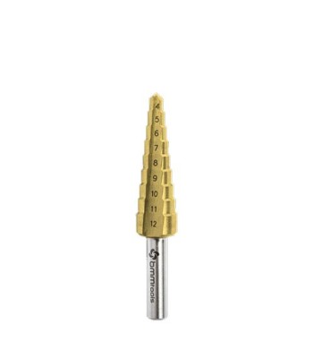 Wiertło wielostopniowe  4-12 mm x 9 HSS TiN