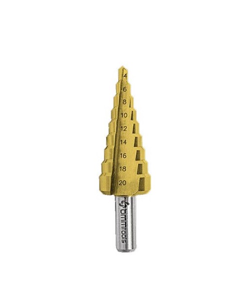 Wiertło wielostopniowe  4-20 mm x 9 HSS TiN