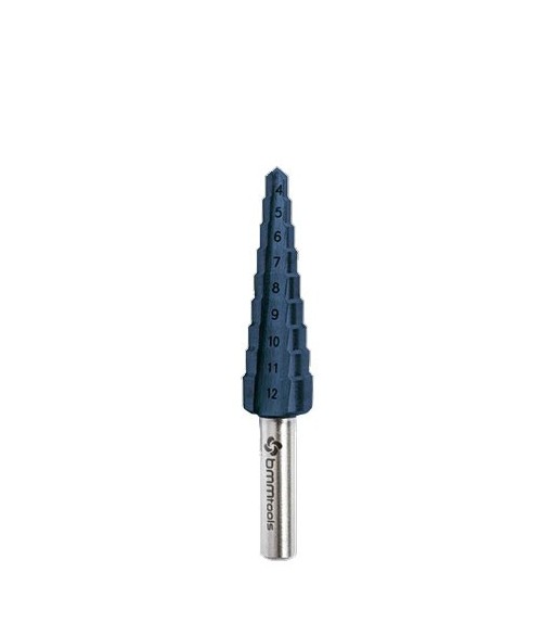 Wiertło wielostopniowe  4-12 mm x 9 HSS TiAlN