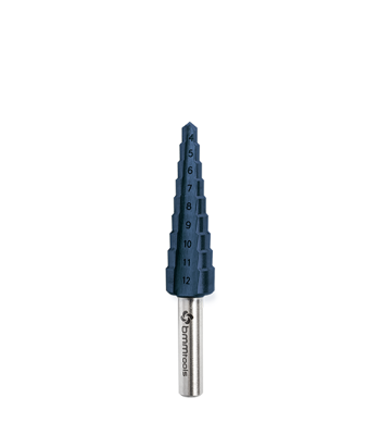 Wiertło wielostopniowe  4-12 mm x 9 HSSCo5% TiAlN