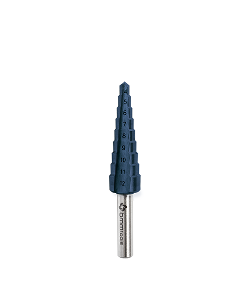 Wiertło wielostopniowe  4-12 mm x 9 HSSCo5% TiAlN