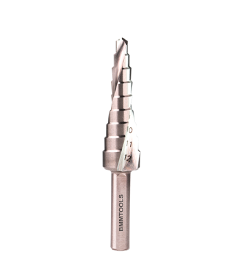 Wiertło wielostopniowe SPIRALNE 4-12 mm x 9 HSS