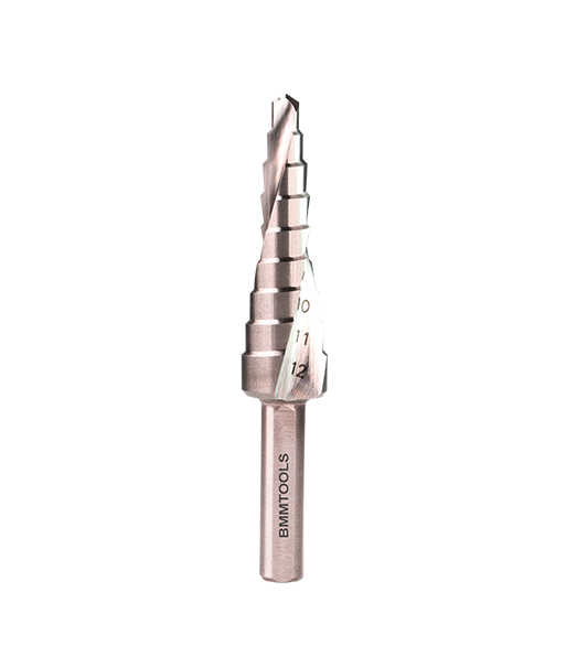 Wiertło wielostopniowe SPIRALNE 4-12 mm x 9 HSS