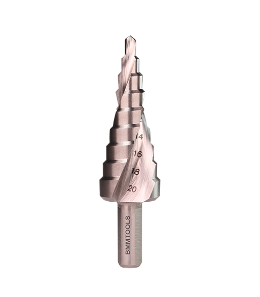 Wiertło wielostopniowe SPIRALNE 4-20 mm x 9 HSS