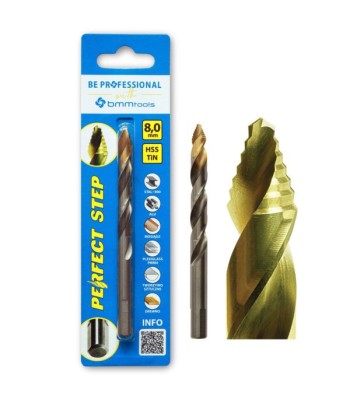 9 mm wiertło HSS TIN PERFECT STEP BMM op.1szt