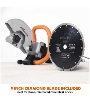 Elektryczna piła do cięcia betonu 230mm Evolution R230DCT z tarczą diamentową