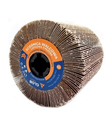 Ściernica walcowa listkowa Glob Tools z płótna 100x100x19mm Satyniarka