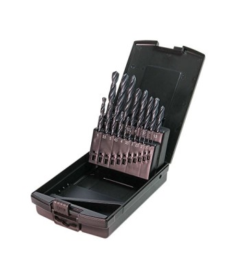 Zestaw HSS-R wiertła walcowane 19 szt Ø 1,0 – 10,0 x 0,5mm