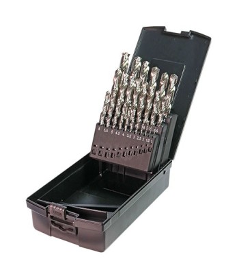Zestaw HSS-G wiertła szlifowane 25 szt Ø 1,0 – 13,0 x 0,5mm