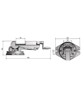 Imadło trójosiowe Optimum 100 - www.toolsbook.eu