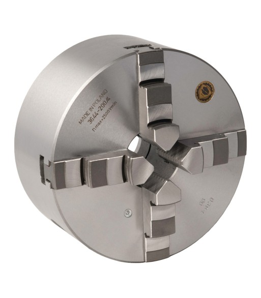 BISON Uchwyt 4-szczękowy, 160 mm D1-4 -3600 rpm - samocentrujący Camlock - www.toolsbook.eu
