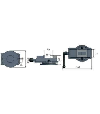 Imadło maszynowe OptimumOptimum FMSN 125 - www.toolsbook.eu