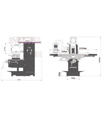 Frezarka Optimum Frezarka Optimum OPTImill MT230S 400V/3Ph/50Hz - www.toolsbook.eu