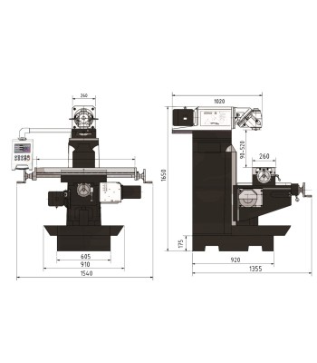 Frezarka Optimum Frezarka Optimum OPTImill MT 100 - www.toolsbook.eu