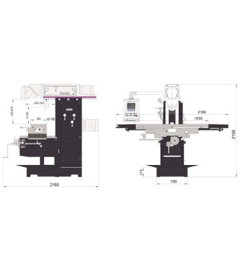 Frezarka Optimum Frezarka Optimum OPTImill MT 200 - www.toolsbook.eu