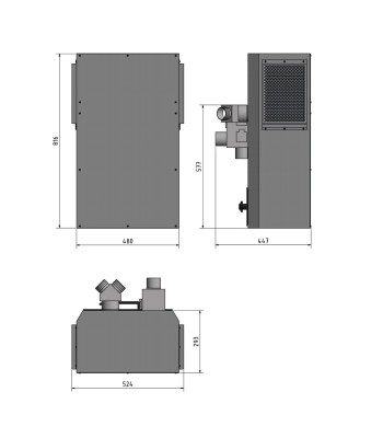 GU2 / 400V / 3Ph Uniwersalna podstawa z odciągiem - www.toolsbook.eu
