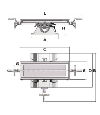 KT120 Stół krzyżowy - www.toolsbook.eu