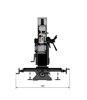 Frezarka Optimum OPTImill MB4SV / 230V/1Ph/50Hz - www.toolsbook.eu