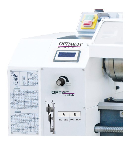 Tokarka Optimum OPTIturn TU2304V (Vario) / 230V - www.toolsbook.eu