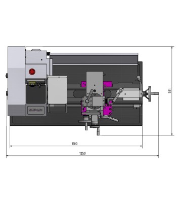Tokarka Optimum OPTIturn TU2406/230V - www.toolsbook.eu