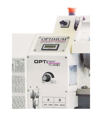 Tokarka Optimum OPTIturn TU2406V (Vario) / 230V - www.toolsbook.eu