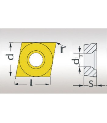 Płytki wymienne C/80° CCMT060204 5 Szt. - www.toolsbook.eu