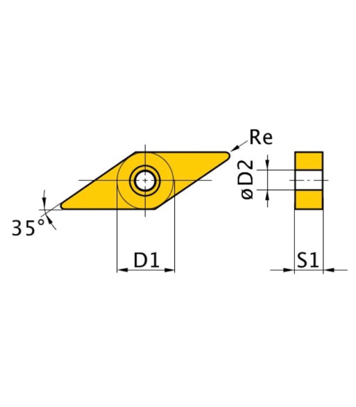 Płytki wymienne VNMG160408 5szt. - www.toolsbook.eu