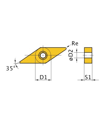 Płytki wymienne VNMG160408 5szt. - www.toolsbook.eu