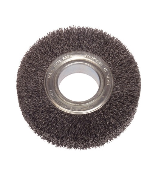 Szczotka okrągła ze stali 200x25x20 mm - 0,35 mm - www.toolsbook.eu