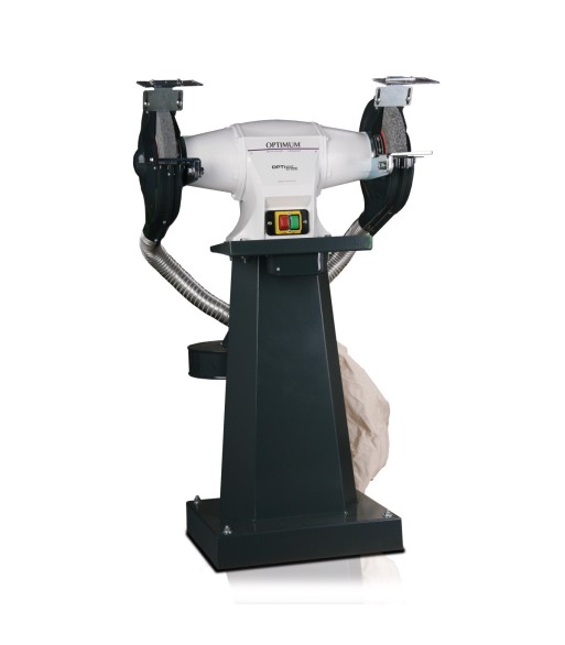 Szlifierka Optimum OPTIgrindGZ25DD/400V/3Ph ze stojakiem + odpylaczem - www.toolsbook.eu