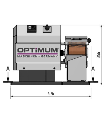 Szlifierka taśmowa Optimum OPTIgrindGB100S / 400V / 3Ph - www.toolsbook.eu