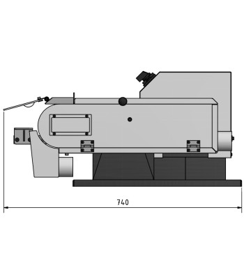 Szlifierka taśmowa Optimum OPTIgrindGB100S / 400V / 3Ph - www.toolsbook.eu