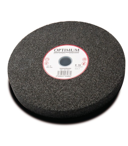 Tarcza szlifierska korundowa szara 200x25x20 mm - K36 - www.toolsbook.eu