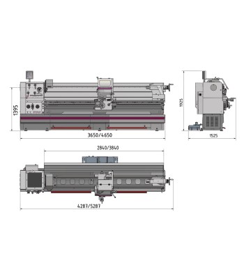 Tokarka Optimum OPTIturn TH8020D 400V /3Ph / 50Hz z DPA i SWH - www.toolsbook.eu