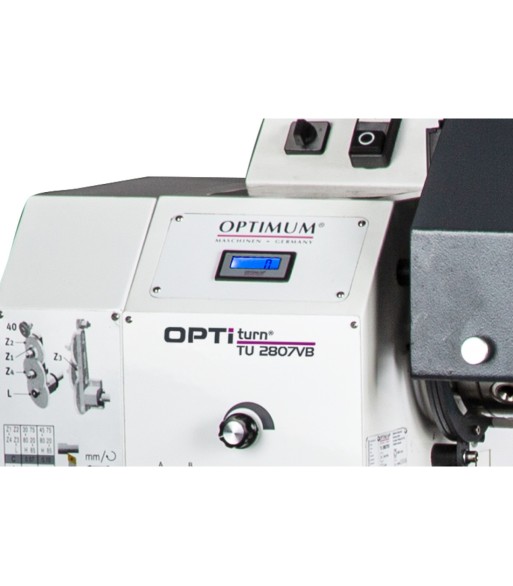 Tokarka Optimum OPTIturn TU2807VB / 230V/1Ph/50Hz Vario - www.toolsbook.eu
