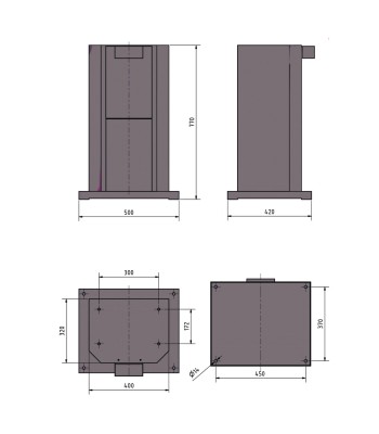 Uniwersalna konstrukcja nośna GU4 - www.toolsbook.eu