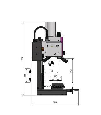 Wielofunkcyjna frezarka OPTI BF 20 - www.toolsbook.eu