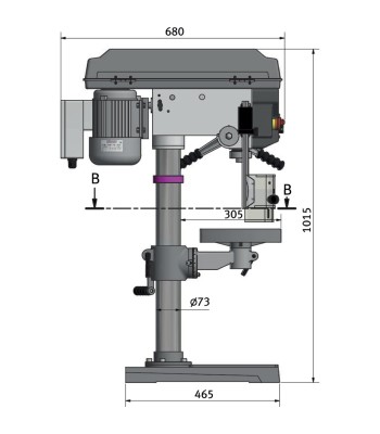 Wiertarka Optimum OPTIdrill D23PRO / 230V / 1Ph - www.toolsbook.eu