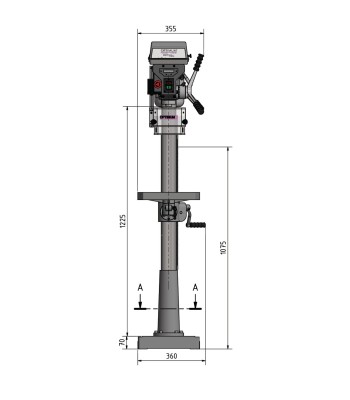 Wiertarka Optimum OPTIdrill D26PRO / 400V / 3 Ph - www.toolsbook.eu