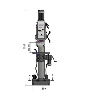 Wiertarka Optimum OPTIdrill DH55V / 400V/3Ph/50Hz - www.toolsbook.eu