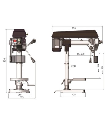 Wiertarka Optimum OPTIdrill RB6T / 230V - www.toolsbook.eu