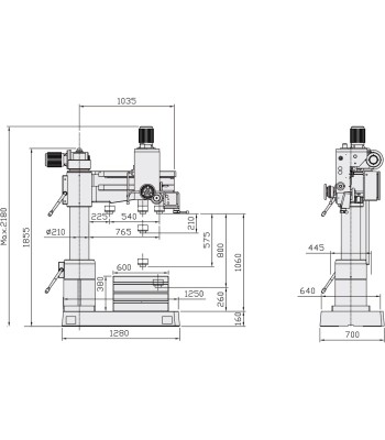 Wiertarka promieniowa Wiertarka Optimum OPTIdrill RD4 - www.toolsbook.eu
