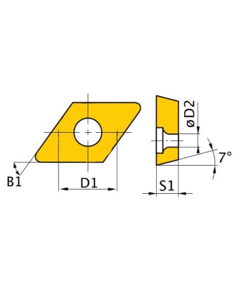 Wymienne płytki obracane DCMT 07020 - www.toolsbook.eu
