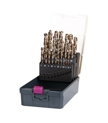 Zestaw wierteł 25 szt. 1-13mm HSS CO5% - www.toolsbook.eu
