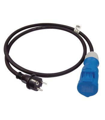 Kabel przejściowy 230V Schuko - złącze CEE 16A, 1,5m CLEANCRAFT - www.toolsbook.eu