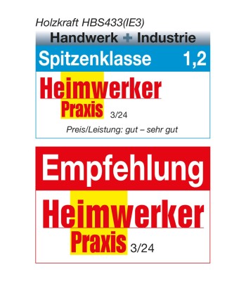 HBS 433 IE3 Przecinarka pionowa do drewna HOLZKRAFT - www.toolsbook.eu